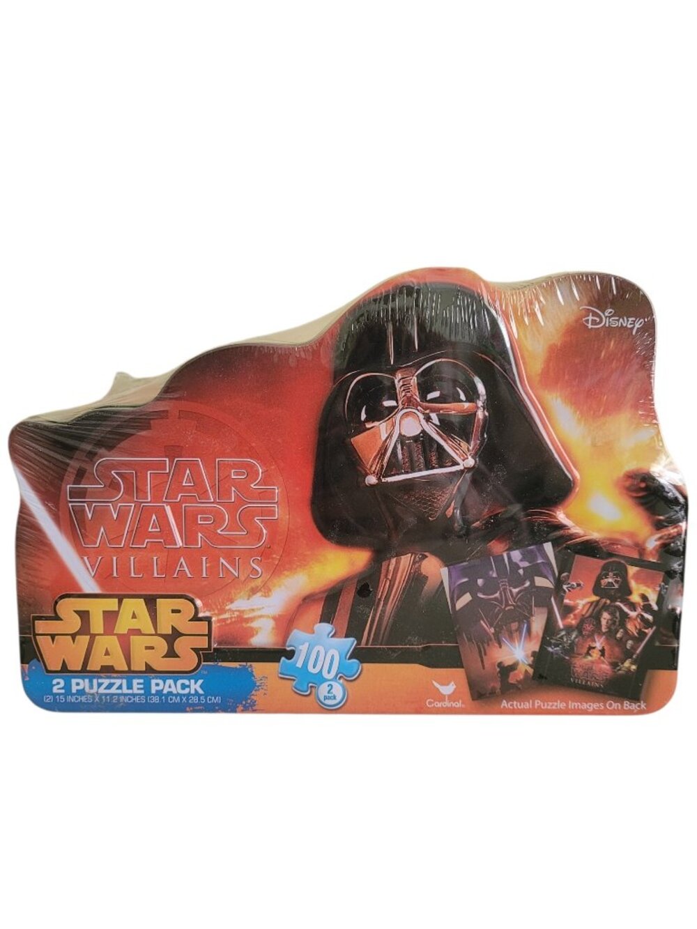 Star Wars Villains Darth Vader Shape Collectible Tin Puzzle 2 Pack